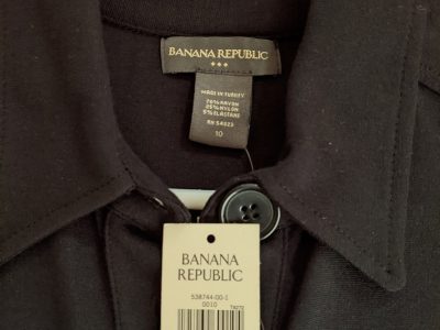 Black Banana Republic Straight Dress Size 10