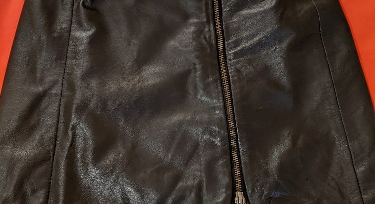 Leith Black Leather Pencil Skirt Sz.0